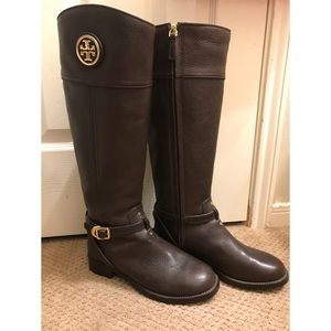 COPY - Tori Burch 8.5 Brown Leather Teresa Riding Boot